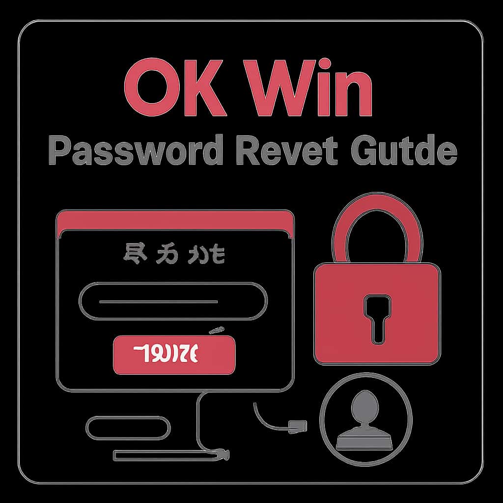 Diagram illustrating the steps for OK Win password reset.