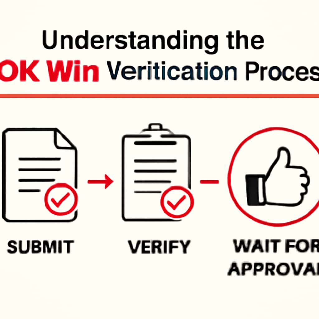 An educational diagram related to the OK Win verification process.