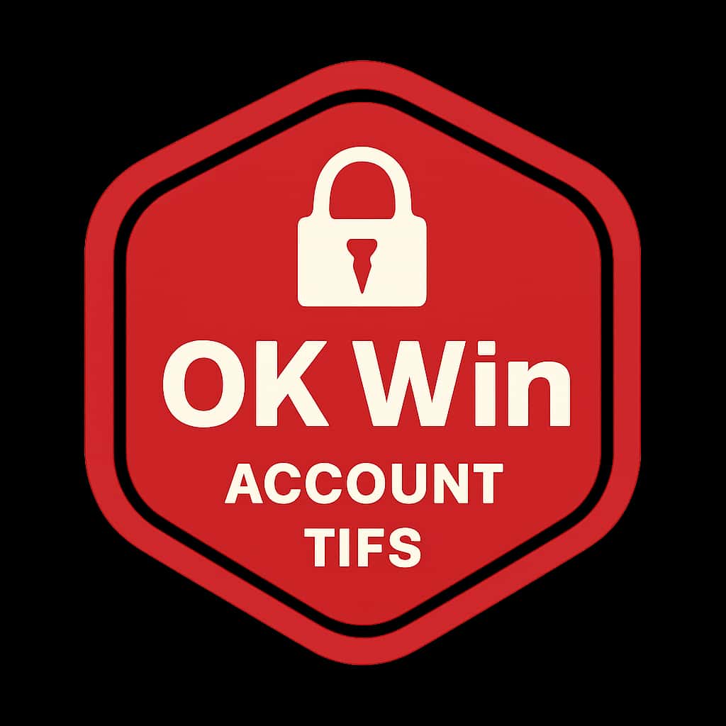 Icon illustrating secure practices for OK Win accounts.